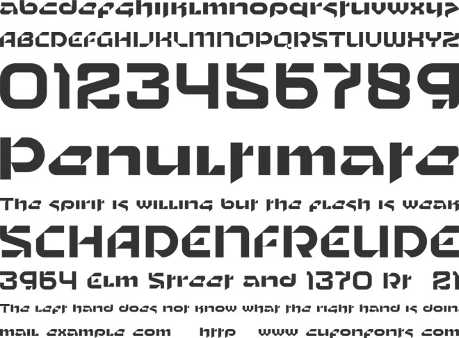 Guardian Syndicate font preview