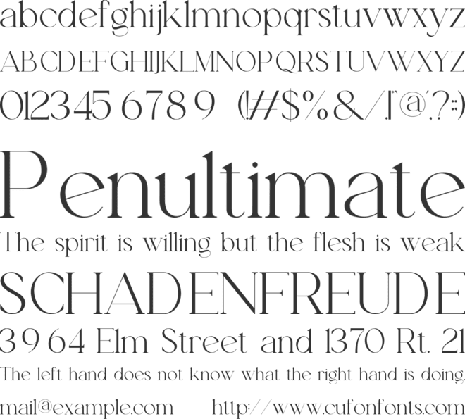 Brolyn font preview