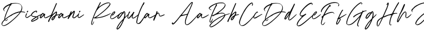 Disabani font download