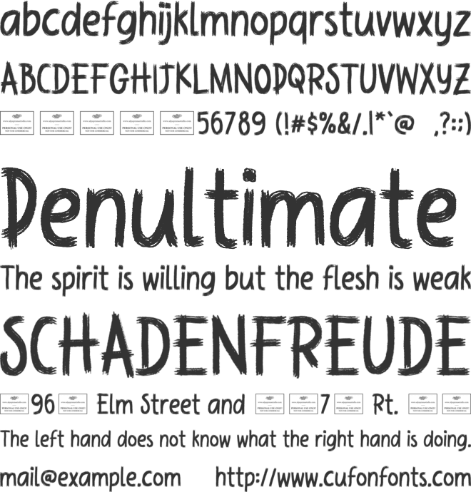 Eclipse Free font preview