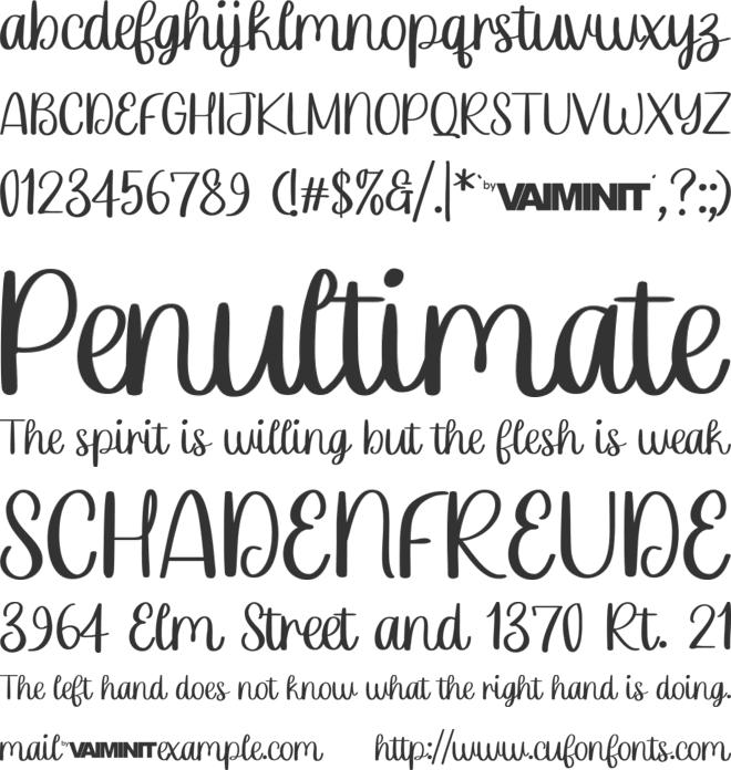Crown Quill font preview