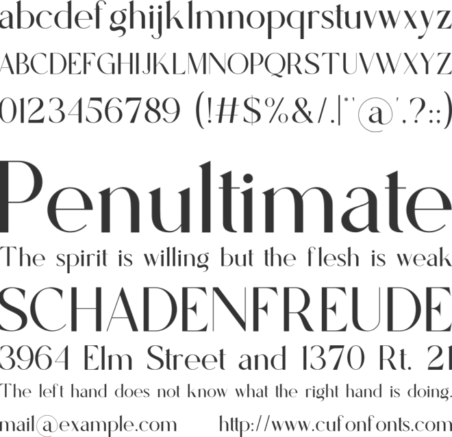 Stailen font preview