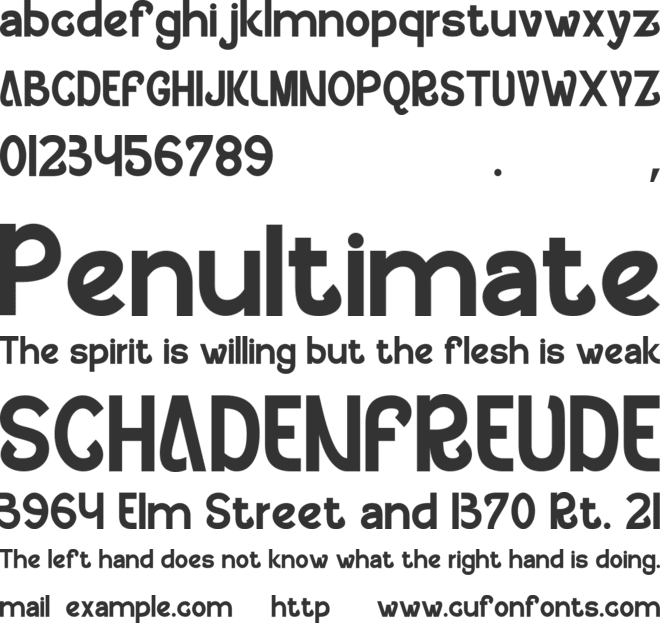 Finley George font preview