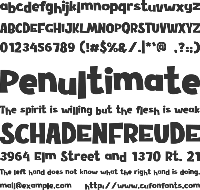 Beachwave font preview