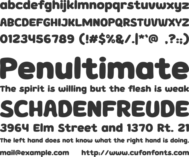 KLEPHON font preview