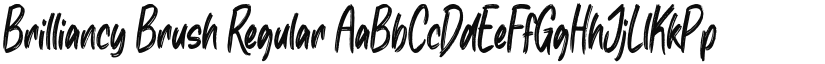 Brilliancy Brush font download