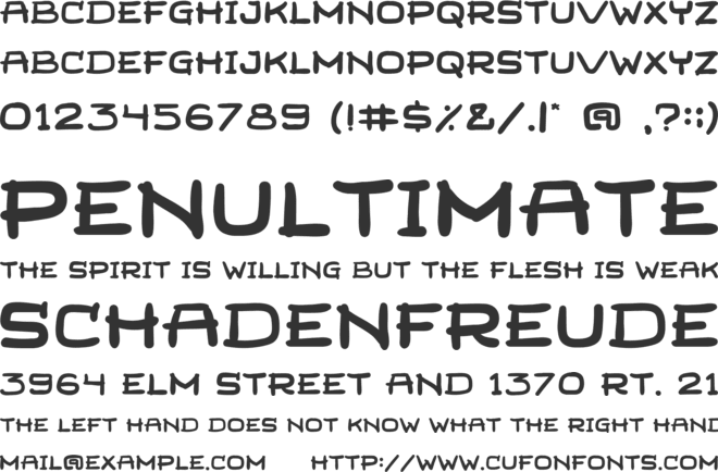 Remy Leaves font preview