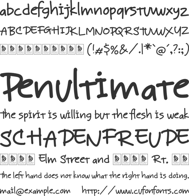Gourmet Eatery font preview