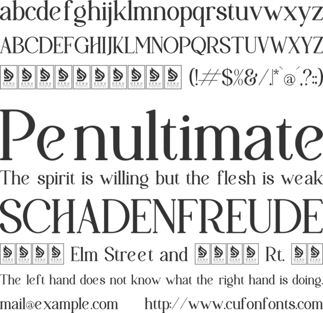 Papolina font preview