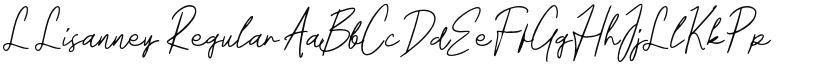 L Lisanney font download