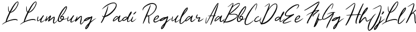 L Lumbung Padi font download