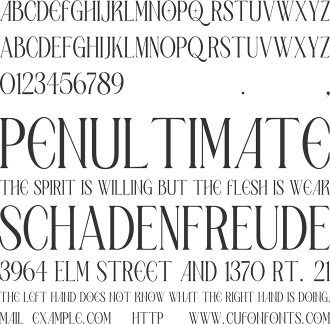 Gramon Mini Edition font preview