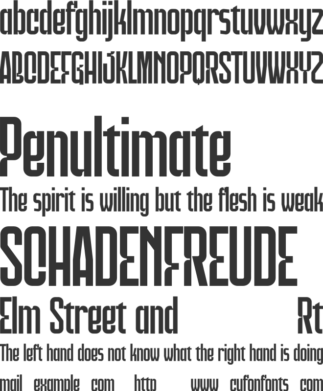 Basca font preview