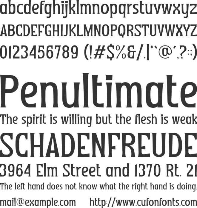 Yeah font preview