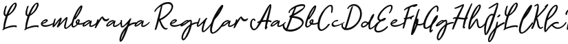 L Lembaraya font download