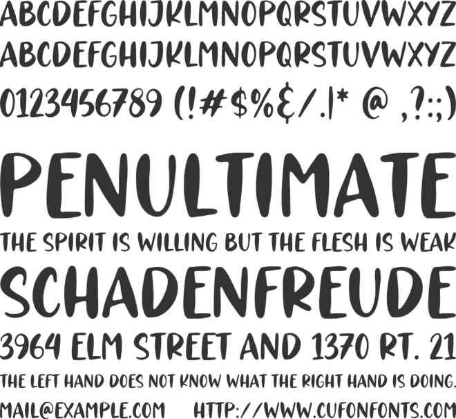 Poems Feather font preview