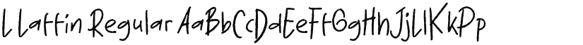 L Laffin font download