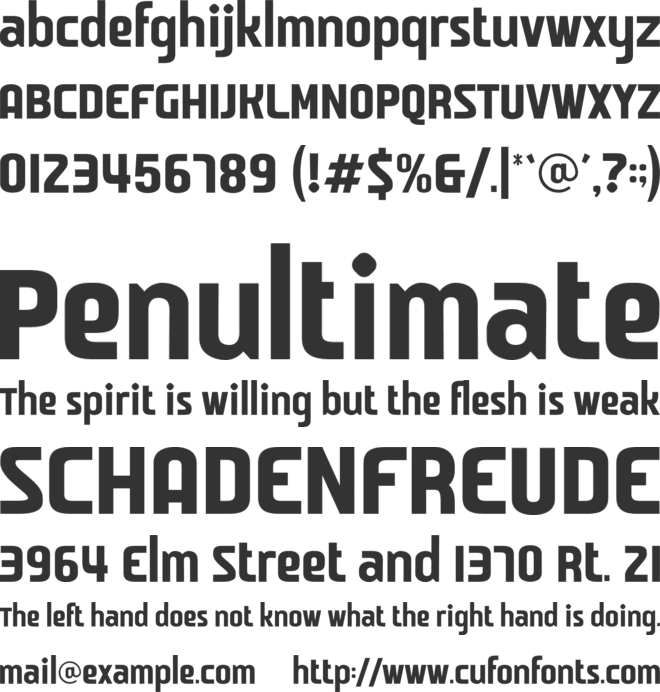 Brisk font preview