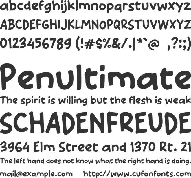 L Lioda font preview