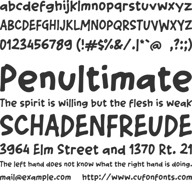 L Limole font preview