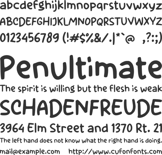 L Lepo font preview