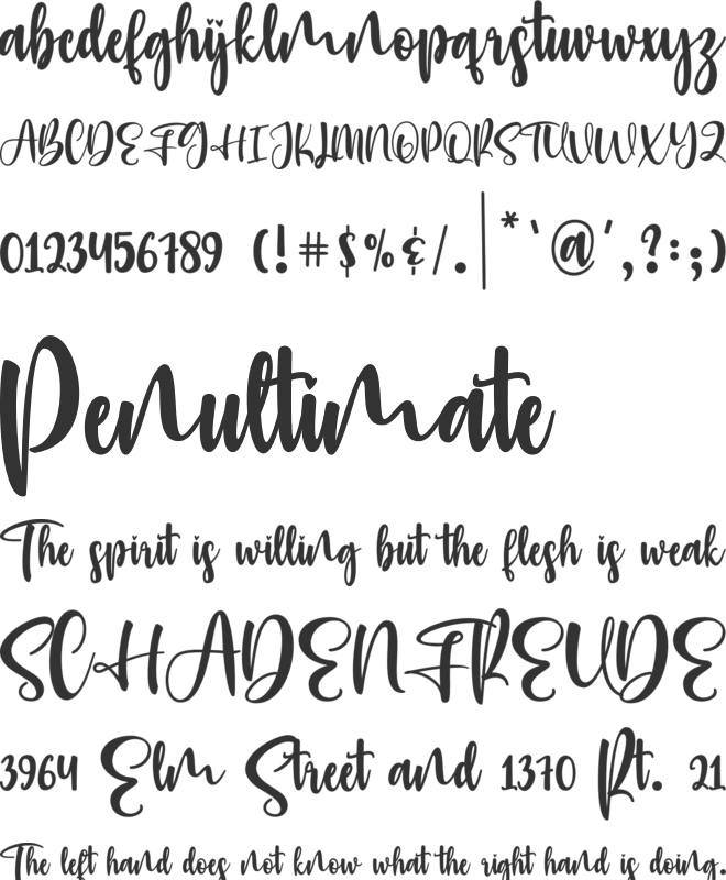 Hastings font preview