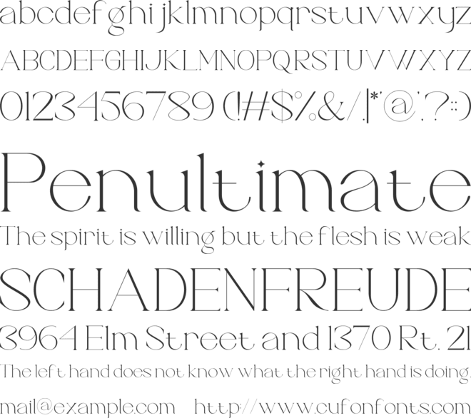 brillant font preview