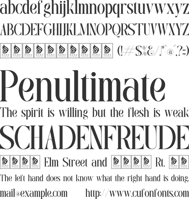 Rasmien font preview