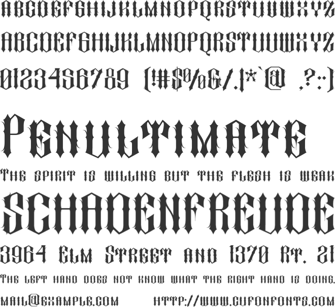 argan font preview