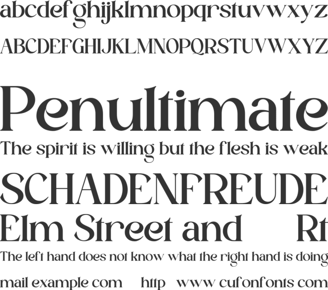 Louis Walter font preview