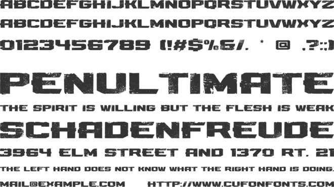 AZN Malibu Sunrise font preview