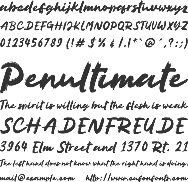 Recreate font preview