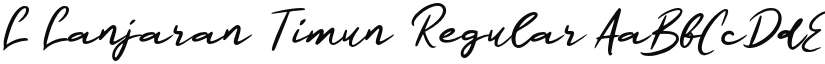 L Lanjaran Timun font download