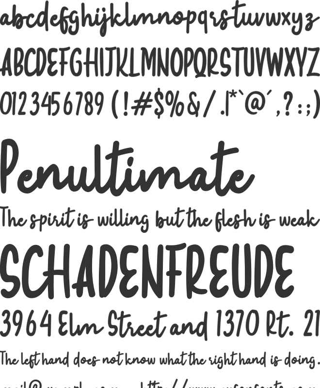 Madeira font preview