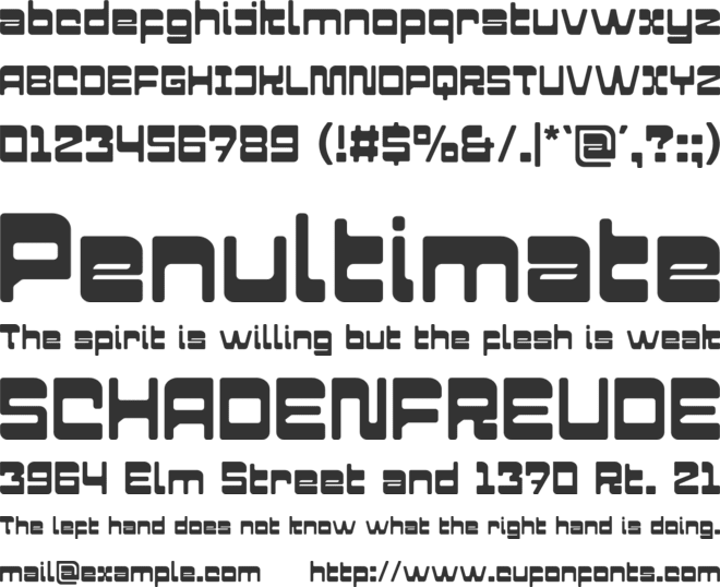 Great Paschal font preview