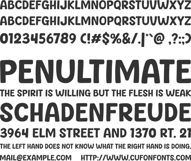 Dobidoo font preview