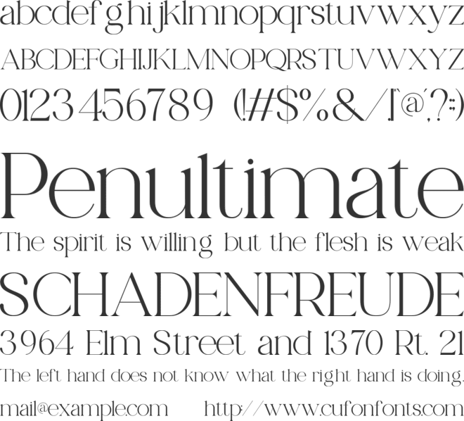 Essly font preview