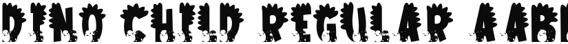 Dino Child font download