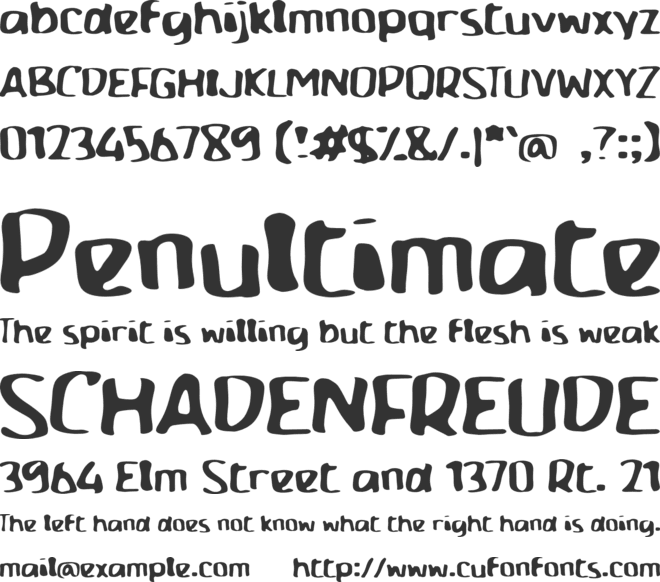 L Litan font preview