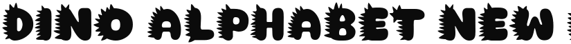 Dino Alphabet New font download