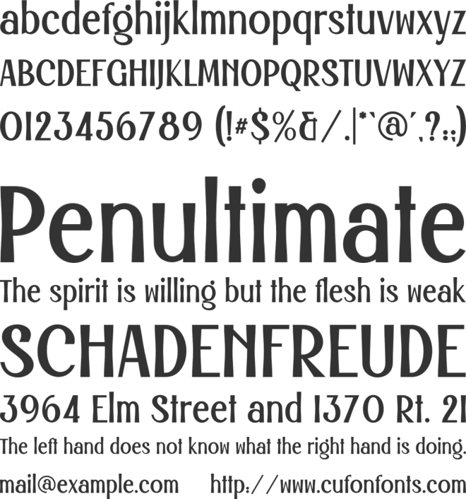 Magic Growing font preview