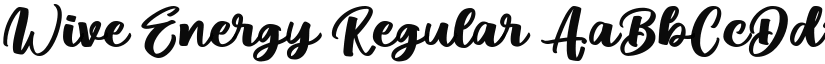 Wive Energy font download