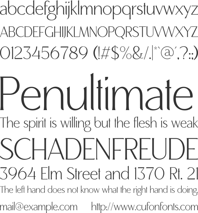 Maguare font preview