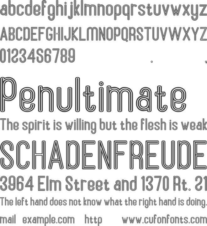 Gorthary font preview