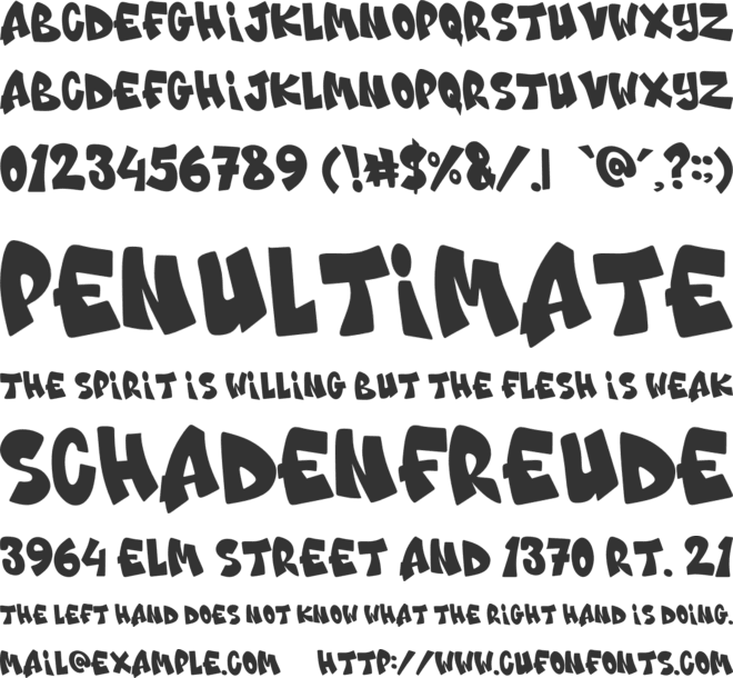 Metro Marks font preview