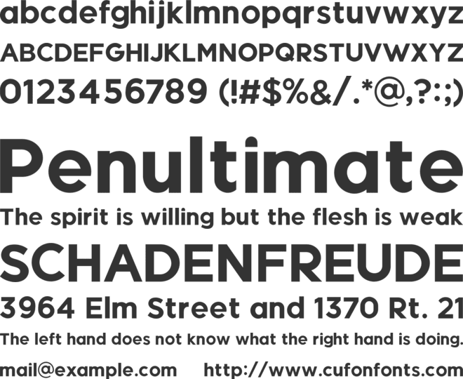 Dee Quickest Sans font preview
