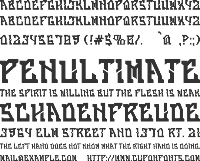 Optimazer font preview