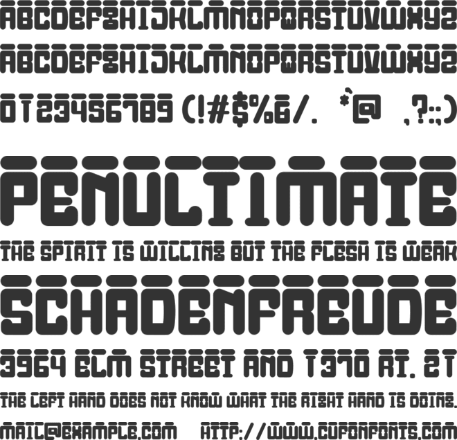 Brovyz Groovy font preview