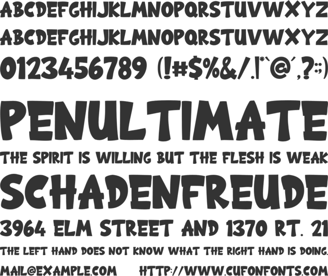 Rockhaven font preview