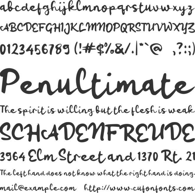 L Lamyali font preview